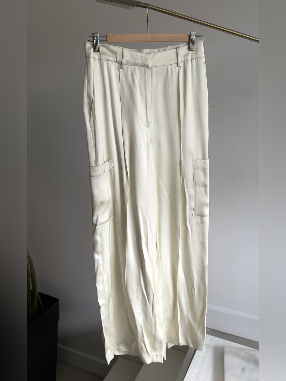 LOULOU STUDIO - Satin-Look Cargo Pants